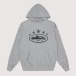 Corteiz 5 Starz Alcatraz Hoodie Grey
