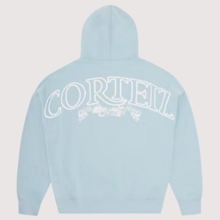 Corteiz Superior Royale Zip Hoodie Baby Blue