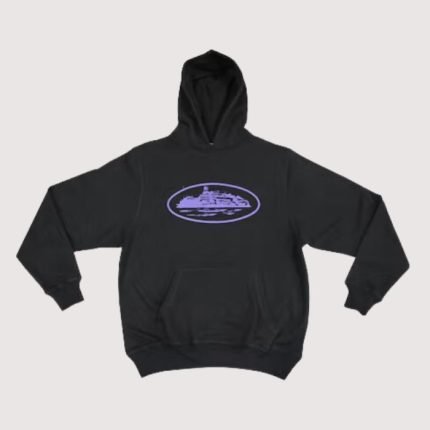 Corteiz Alcatraz Hoodie Black/Purple
