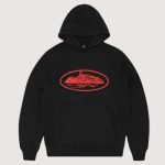 Corteiz Alcatraz V2 Hoodie Black/Red