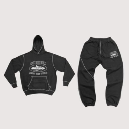 Corteiz Superior Tracksuit – Black