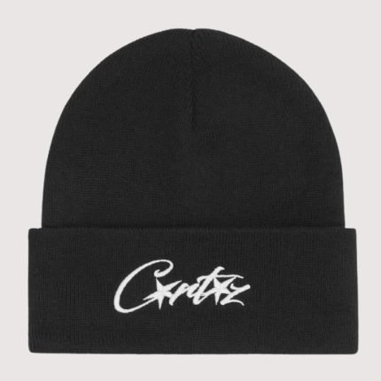 Corteiz Folded Allstarz Beanie Black