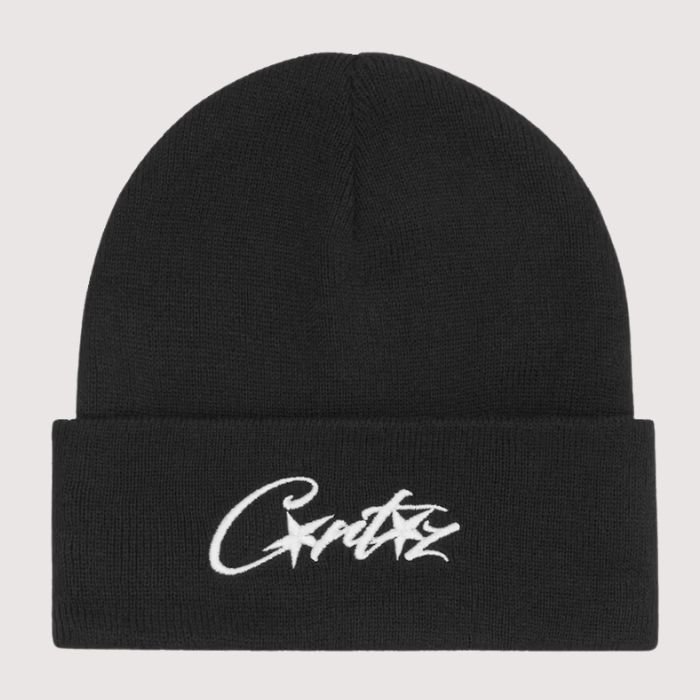 Corteiz Folded Allstarz Beanie Corteiz Folded Allstarz Beanie Black