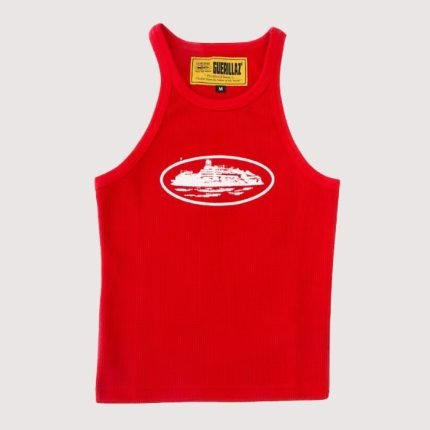 Corteiz Alcatraz Tank Top (Women's) Red/White