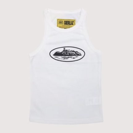 Corteiz Alcatraz Tank Top (Women's) White/Black