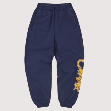 Corteiz Satin Applique Allstarz Joggers Navy