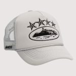 Corteiz 4Starz Alcatraz Trucker Hat Grey