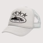 Corteiz 4Starz Alcatraz Trucker Hat Grey