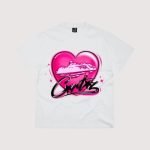 Corteiz Alcatraz Heart Tee White