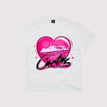 Corteiz Alcatraz Heart Tee White