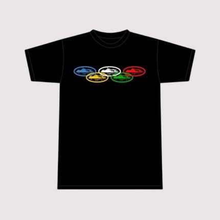 Corteiz Alcatraz Olympic T-shirt Black