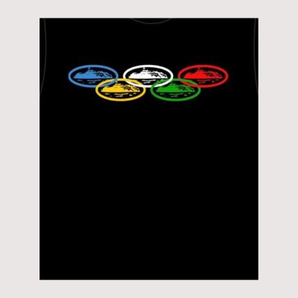 Corteiz Alcatraz Olympic T-shirt Black