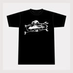 Corteiz Alcatraz Skull T-shirt Black