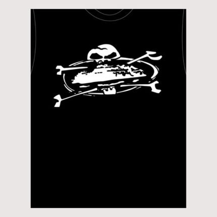 Corteiz Alcatraz Skull T-shirt Black