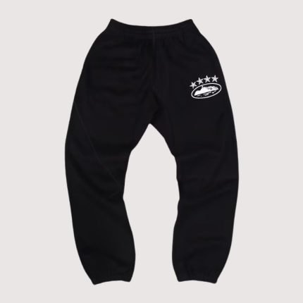 Corteiz 4Starz Alcatraz Sweatpants Black