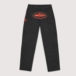Corteiz Guerillaz Cargos Black/Red