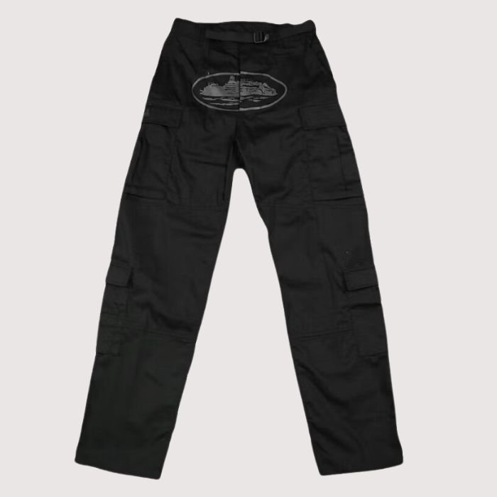 Corteiz Guerillaz Cargos Triple Black Corteiz Guerillaz Cargos Triple Black