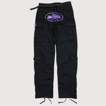 Corteiz Purp Guerillaz Cargos Black/Purple