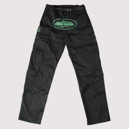 Corteiz Mula Guerillaz Cargos Black/Green