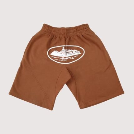 Corteiz Alcatraz Shorts Hazel