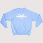 Corteiz Alcatraz Crewneck Sweatshirt Baby Blue