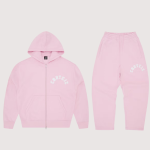 Corteiz Colly Arch Tracksuit Pink