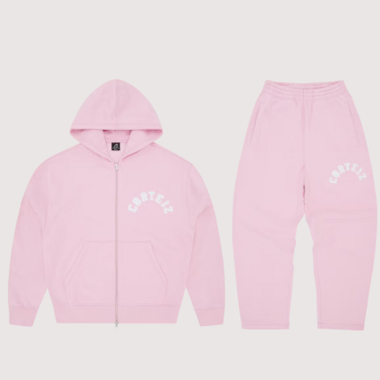 Corteiz Colly Arch Tracksuit Pink