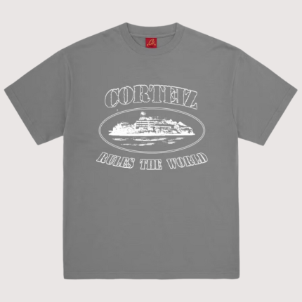 Corteiz OG Alcatraz Tee Gully Grey