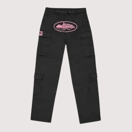 Corteiz Guerillaz Cargo Pant Black/Pink