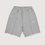 Hmp Raw Hem Shorts Heather Grey