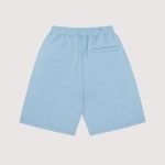 Island Puff Print Sweatshort Baby Blue