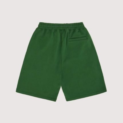 Island Puff Print Sweatshort Green