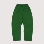 Island Puff Print Open Hem Sweatpant Green