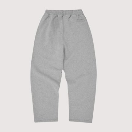 Royale Crest Open Hem Sweatpant Heather Grey
