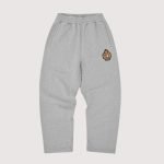 Royale Crest Open Hem Sweatpant Heather Grey