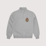 Royale Crest Quarter Zip Heather Grey