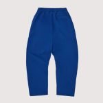 Island Puff Print Open Hem Pant Washed Royal
