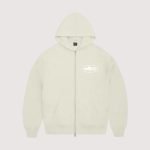 Cortiez Island Puff Print Zip Hoodie Off White