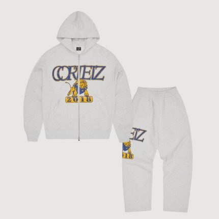 Cortiez Lion Open Hem Tracksiut Light Heather