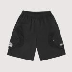 Corteiz Bbk Nylon Panel Short Black