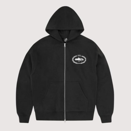 Corteiz Bbk Royale Zip Hoodie Black