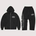 Corteiz Bbk Royale Zip Tracksuit Black