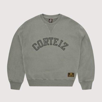 Corteiz Guerillaz Arch Crewneck Olive