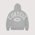 Corteiz Lundun Stitch Zip Hoodie Heather Grey
