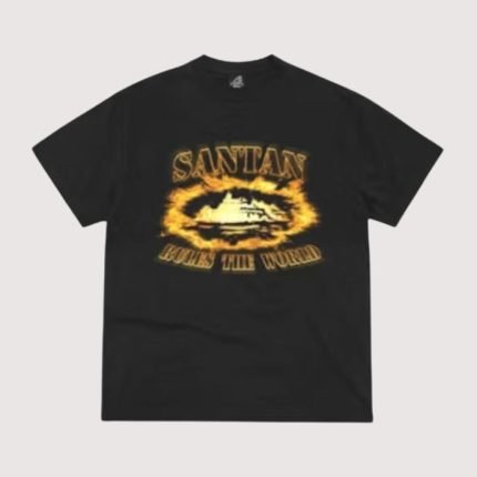 Corteiz Santan Alcatraz Tee Flame