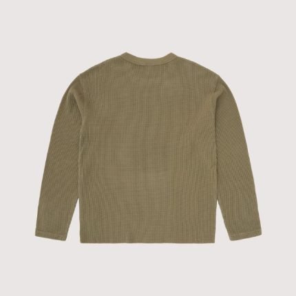 Corteiz Island Waffle Thermal Olive