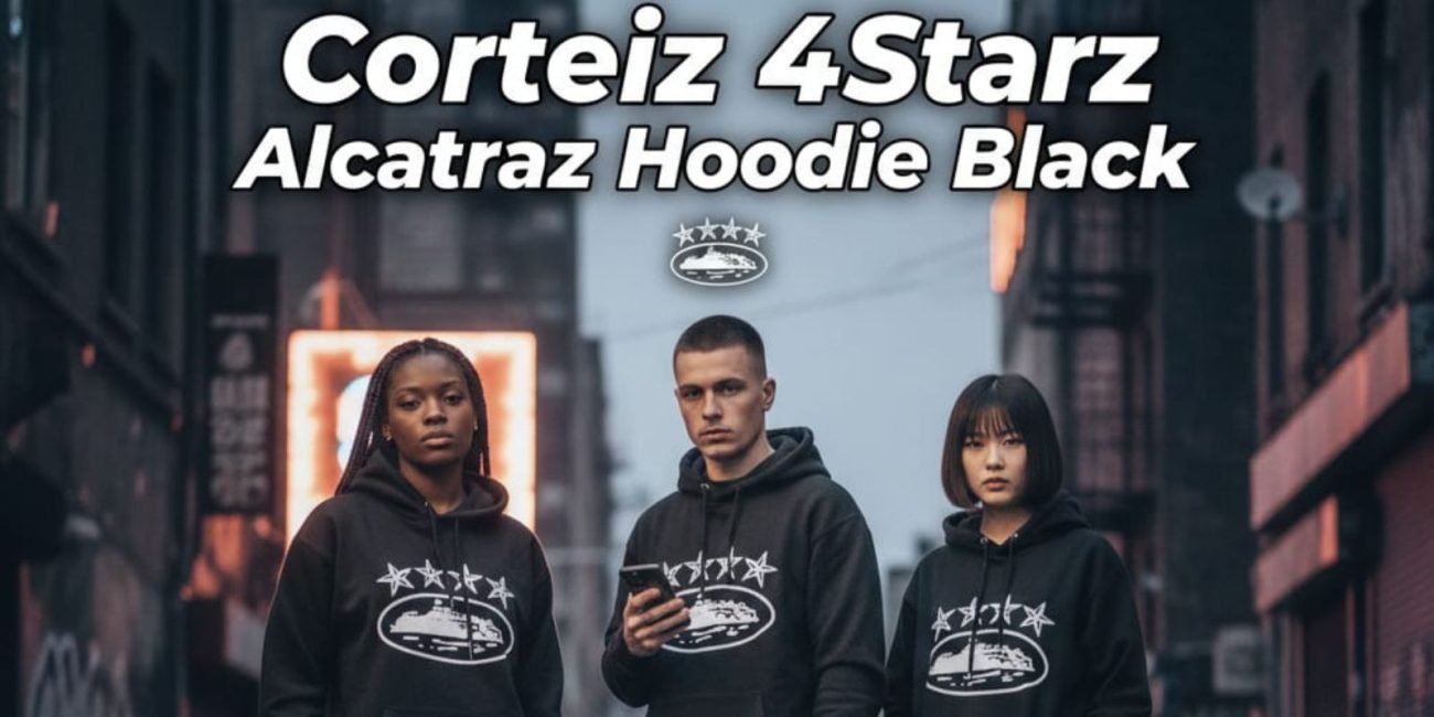 Corteiz and the Rise of the Corteiz 4Starz Alcatraz Hoodie Black