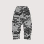 Corteiz Diplomatic Open Hem Sweapant Washed Camo