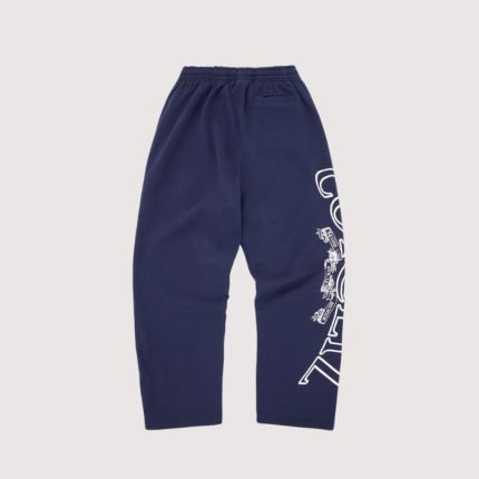 Corteiz Superior Royale Open Hem Pant Navy