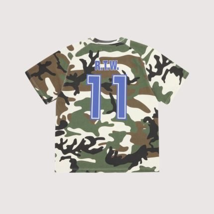 Corteiz Giapponese Cotton Jersey Woodland Camo